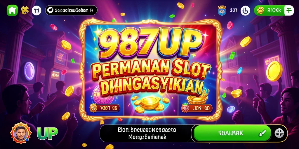 Screenshot gameplay 987UP yang menunjukkan mesin slot yang menarik.
