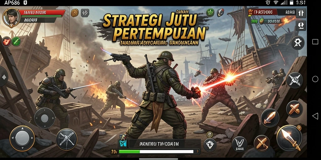 Tampilan gameplay menarik dari AP686 dengan strategi yang mendalam.