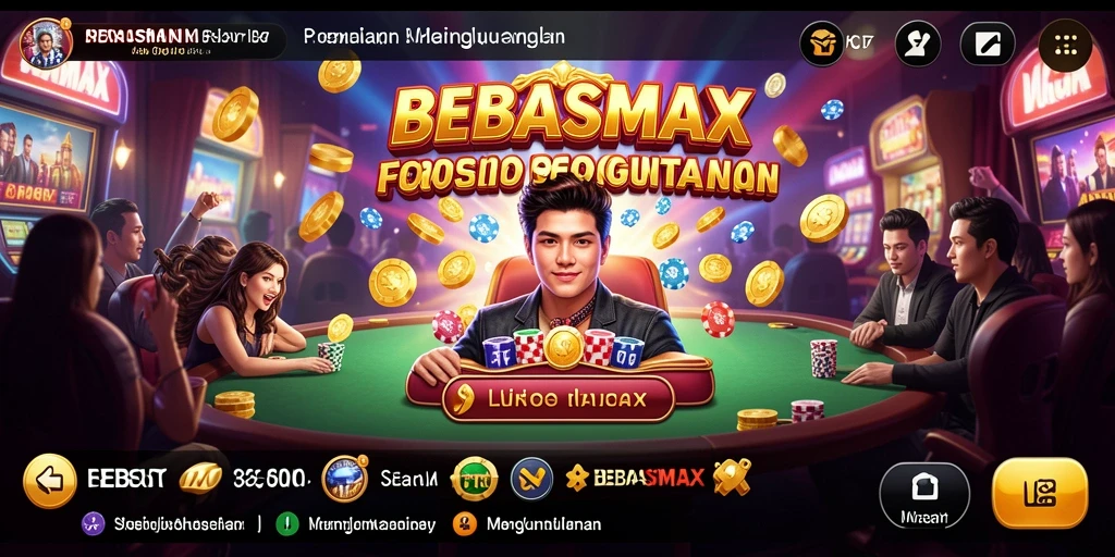 Tampilan gameplay Kasino yang menarik dan interaktif di BEBASMAX.