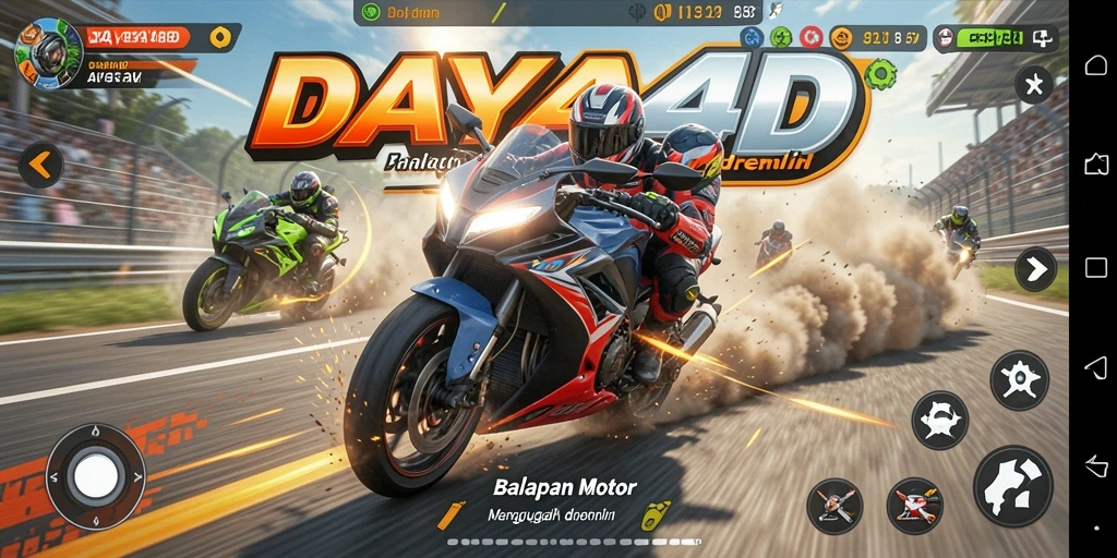Tampilan gameplay DAYA4D yang seru dan mendebarkan.