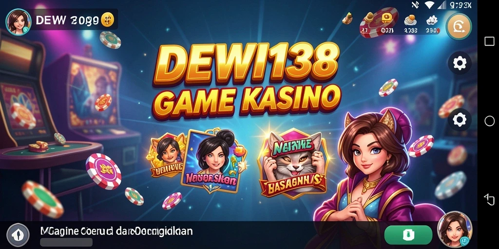 Tampilan menarik dari gameplay Kasino di DEWI138.