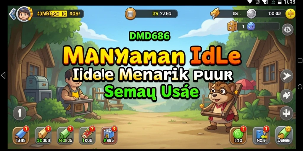 Tampilan gameplay DMD686 yang menarik dan memukau.