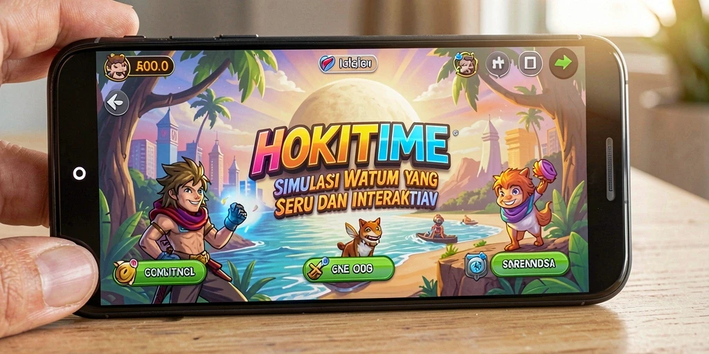 Tampilan gameplay HOKITIME yang seru dan interaktif.
