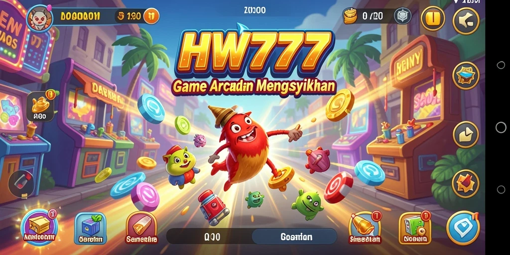 Tampilan gameplay HW777 yang penuh aksi dan keseruan.