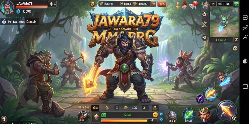 Screenshot gameplay JAWARA79 menampilkan aksi pertempuran yang mendebarkan.