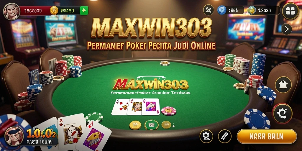 Tampilan menarik dari gameplay Poker yang menegangkan.