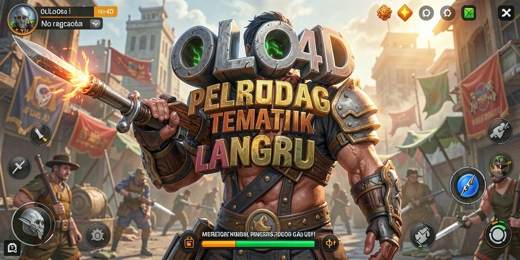 Screenshot OLLO4D menampilkan pertempuran FPS yang mendebarkan.