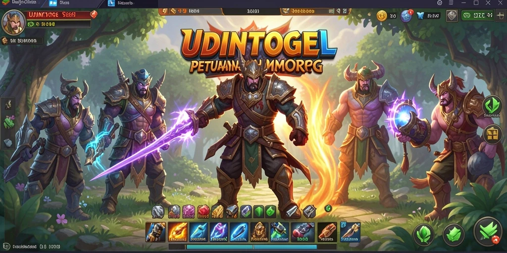 Tangkap momen seru di dalam game MMORPG UDINTOGEL.