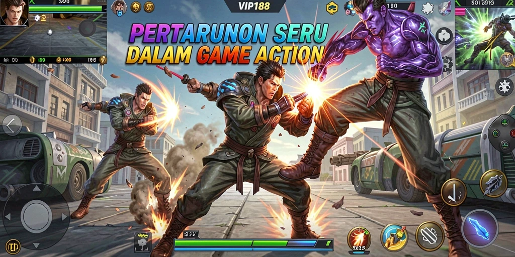 Tampilan menegangkan dari gameplay VIP188 dengan aksi seru.